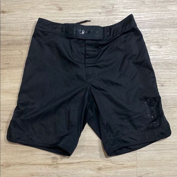 93 Brand Fight‎ Shorts Size 34 Black BJJ MMA No-Gi Jiu Jitsu Grappling Training - Picture 3 of 16